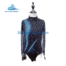 Load image into Gallery viewer, Boys/Men Figure Skating Clothes, Matching Pants Optional #M020