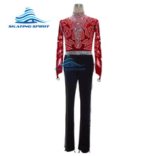 Load image into Gallery viewer, Boys/Men Figure Skating Clothes with Matching Pants #M025