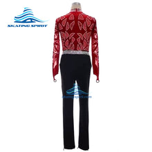 Load image into Gallery viewer, Boys/Men Figure Skating Clothes with Matching Pants #M025