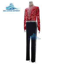 Load image into Gallery viewer, Boys/Men Figure Skating Clothes with Matching Pants #M025