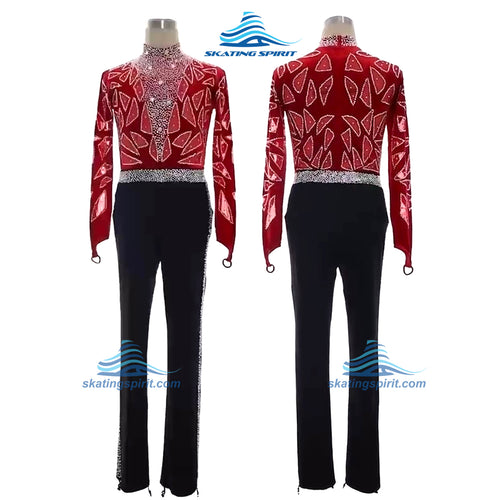 Boys/Men Figure Skating Clothes with Matching Pants #M025