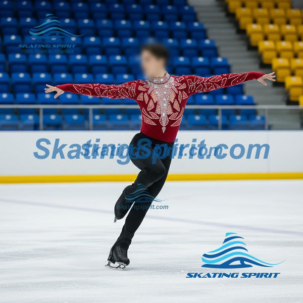 Boys/Men Figure Skating Clothes with Matching Pants #M025