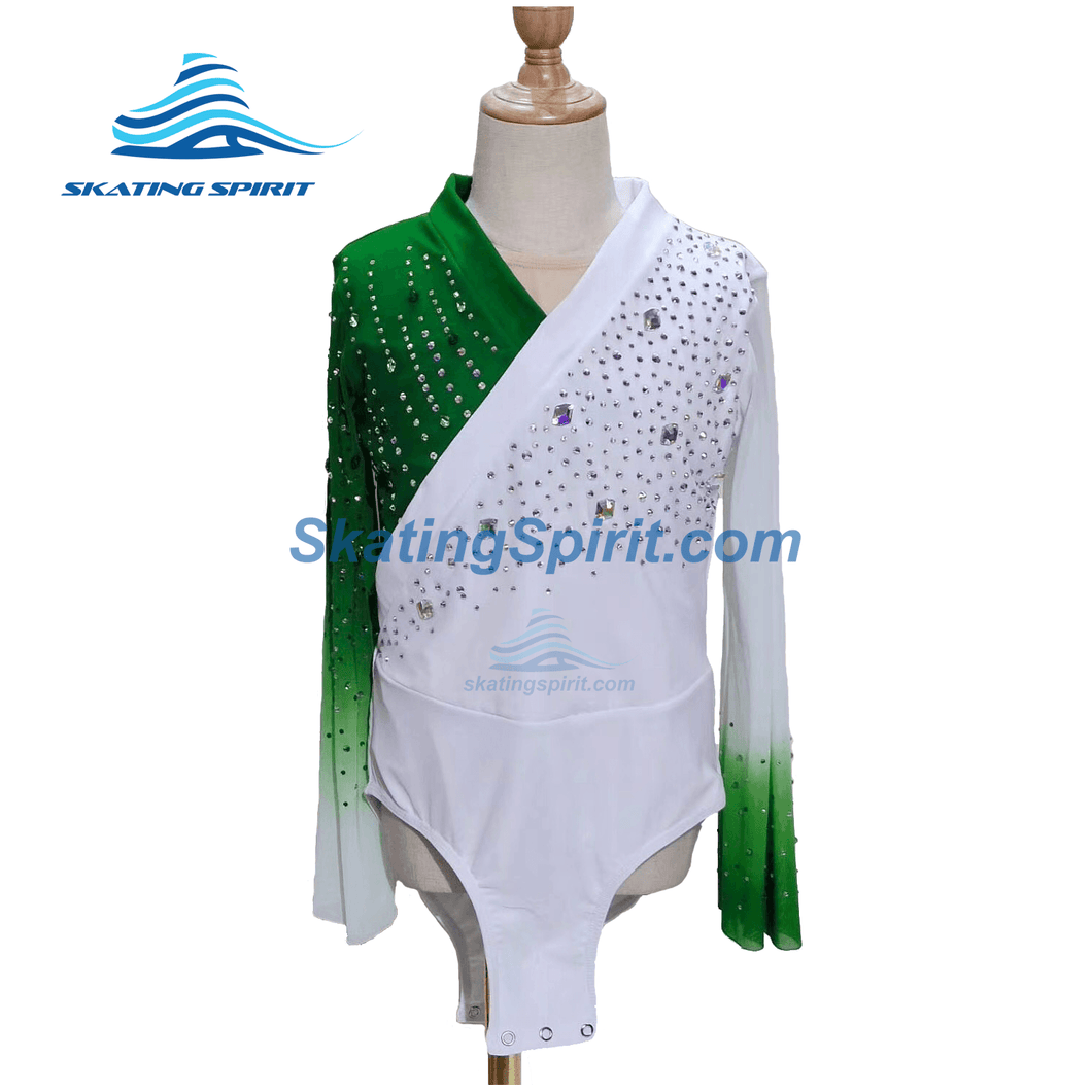 Boys/Men Figure Skating Clothes, Matching Pants Optional #M029