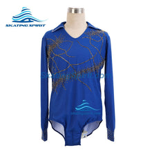 Load image into Gallery viewer, Boys/Men Figure Skating Clothes, Matching Pants Optional #M002