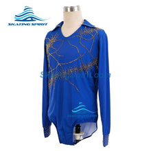 Load image into Gallery viewer, Boys/Men Figure Skating Clothes, Matching Pants Optional #M002