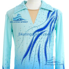 Load image into Gallery viewer, Boys/Men Figure Skating Clothes, Matching Pants Optional #M005