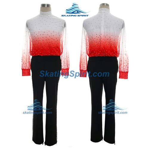 Boys/Men Figure Skating Clothes with Matching Pants #M008