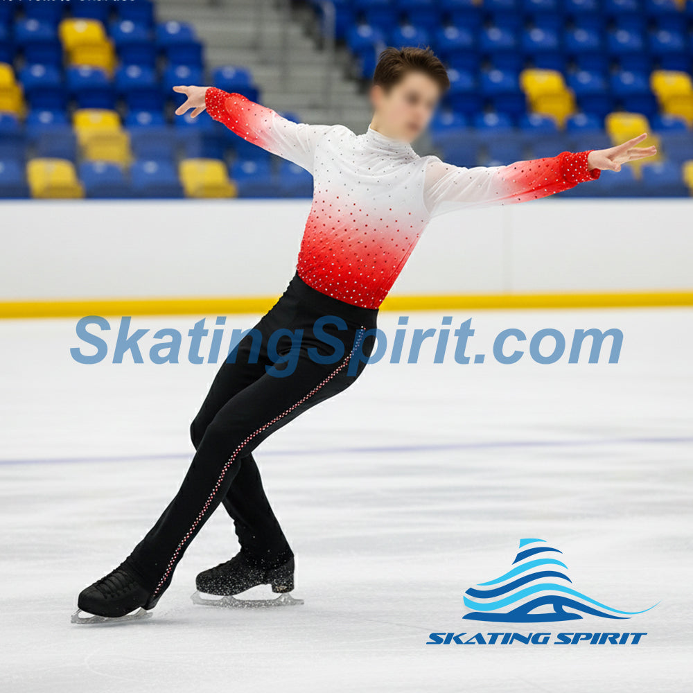 Boys/Men Figure Skating Clothes with Matching Pants #M008