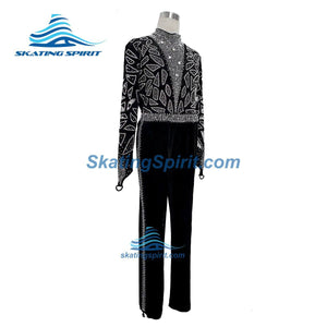 Boys/Men Figure Skating Clothes with Matching Pants #M014