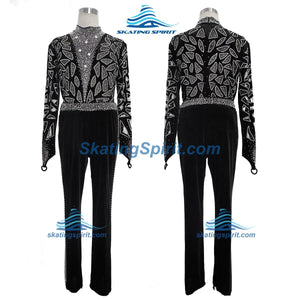 Boys/Men Figure Skating Clothes with Matching Pants #M014