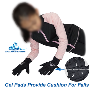 Padded Ice Skating Gloves - Keep Hands Dry, Warm, and Protected