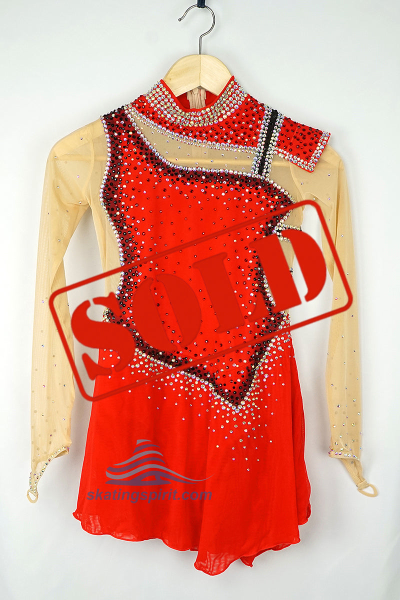 Ready to Ship Figures Skating Dress #SD127