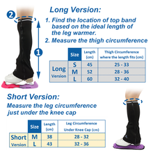 Load image into Gallery viewer, EZ-on EZ-off Leg Warmer - Keep Warm Easily
