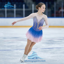 Load image into Gallery viewer, Figure Skating Dress #SD009