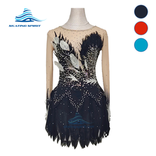 Load image into Gallery viewer, Figure Skating Dress #SD038