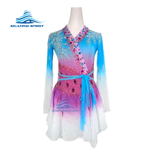 Load image into Gallery viewer, Figure Skating Dress #SD068