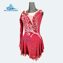 Load image into Gallery viewer, Figure Skating Dress #SD208