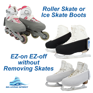 Skate Boot Covers (1 Pair) - Easy on Easy off