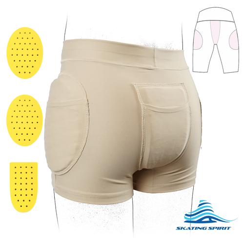 Hip Tailbone Protection Underwear with Supramolecular Pad