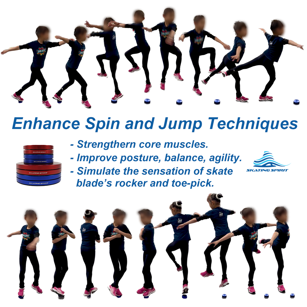 Spin Jump Pattern Off Ice Training Spinner - Improving Spin and Jump Techniques – Skating ...