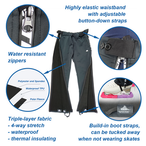 Zip-on Zip-off Skating Pants (Youth) - Skate with Ease