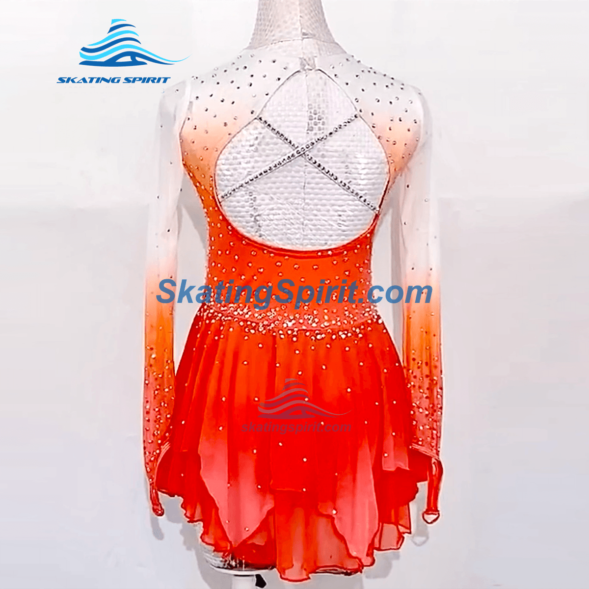 orange skating dress Amazon.com: JoyCan Orange Sleeveless Figure Skating Dress for Women with Stretch Fabric Beautiful Ice Skating Outfit : Clothing, Shoes & Jewelry