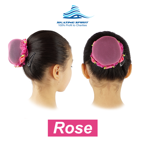 Colored Hair Nets for Ballet Bun (3 Pieces Set) - Attractive and Stylish