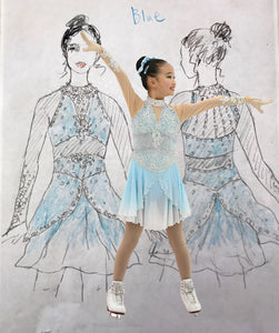 Fully Customized Figure Skating Dress: Production (2nd Step)