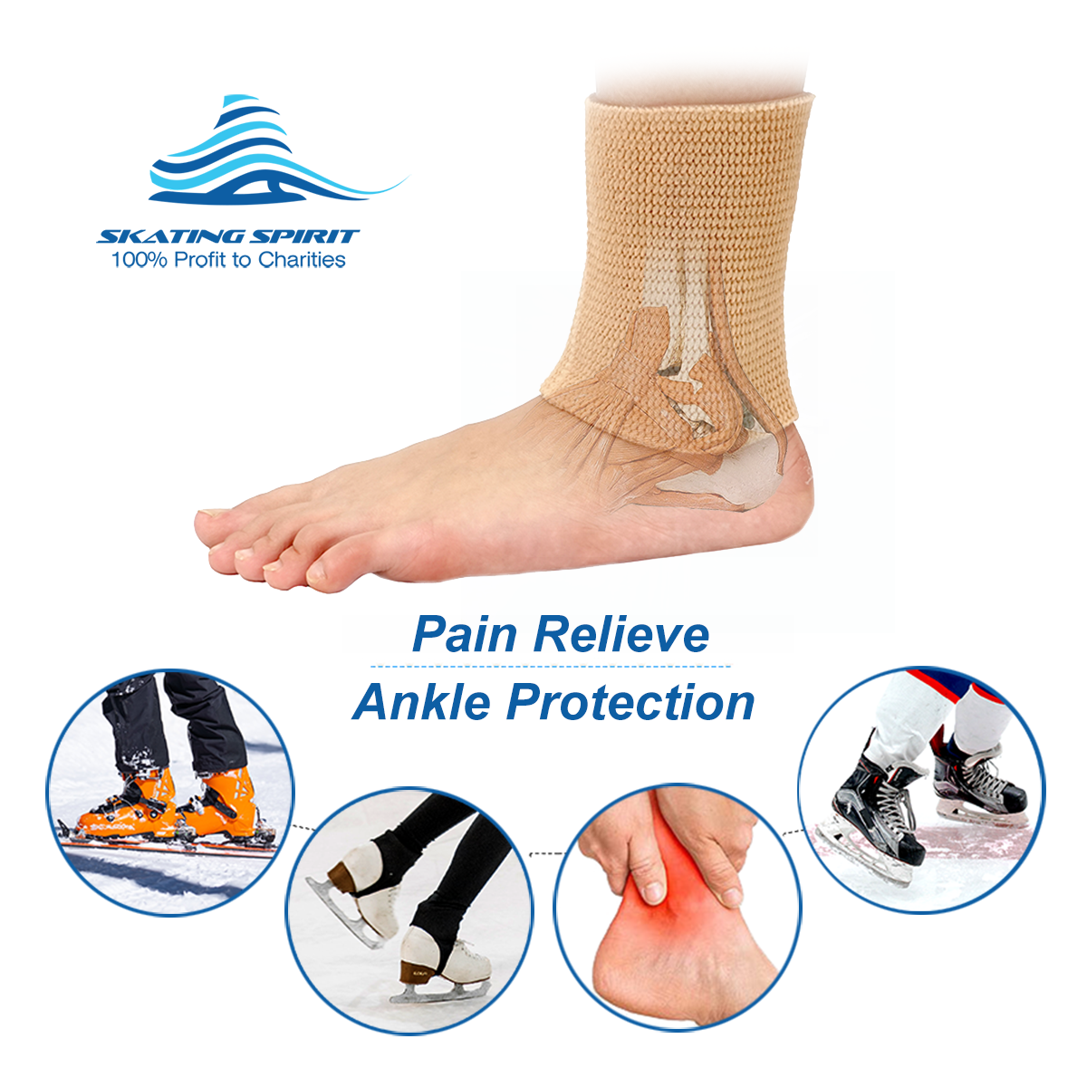 Ankle Gel Sleeves 1 Pair Skate With Comfort Skating Spirit ankle-gel-sleeves-1-pair-skate-with-comfort-skating-spirit