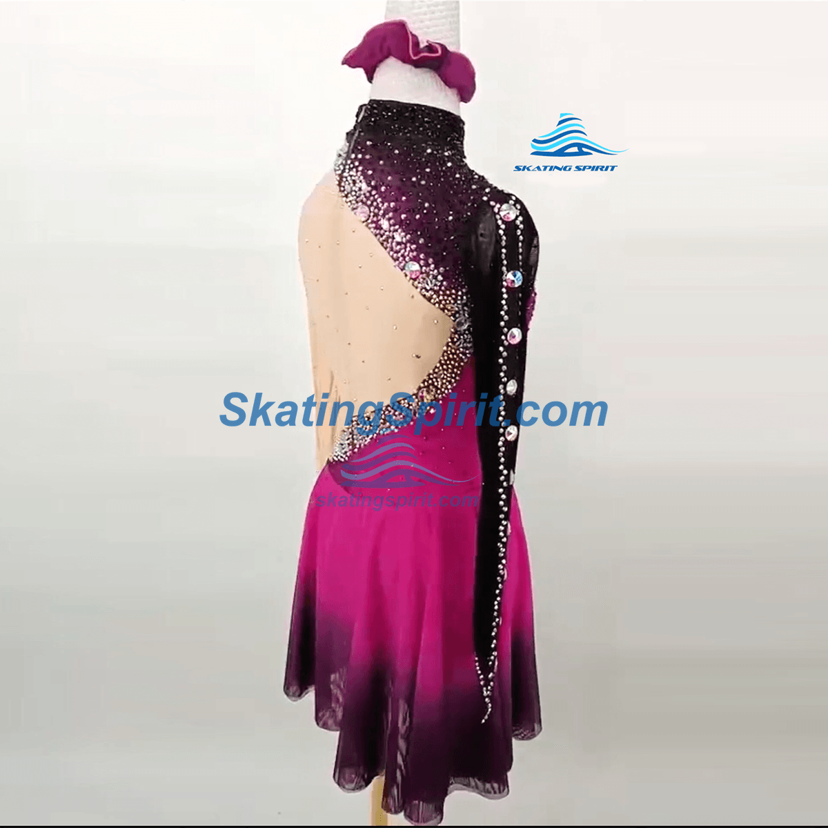 purple figure skating dress Figure Skating Dress #SD191 – Skating Spirit