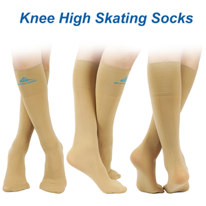Figure Skating Knee High Socks (2 Pairs)