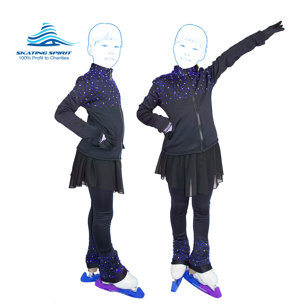 Luxury Skating Training Outfit with Built-in Butt/Hip Pads