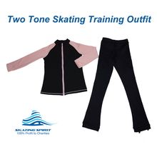 Load image into Gallery viewer, Two-tone Skating Training Outfit